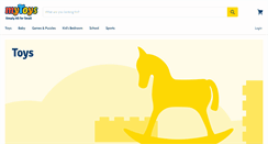 Desktop Screenshot of mytoys.com