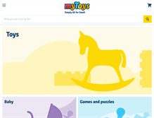 Tablet Screenshot of mytoys.com